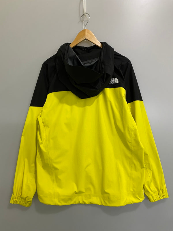 【中古品】【メンズ】 THE NORTH FACE ザ・ノースフェイス FL SUPER HAZE JACKET NP12011 スーパー ヘイズ ジャケット メンズ ライトアウター マウンテンパーカー 144-260615-em-09-min サイズ：L カラー：ブラック/イエロー 万代Net店
