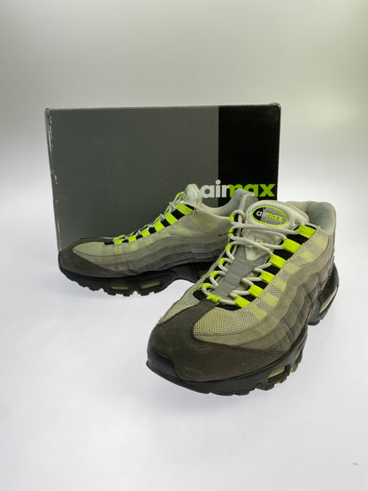 【中古品】【メンズ】 NIKE ナイキ AIR MAX 95 OG 554970-071 アマックス95 オリジナル スニーカー 靴 160-260617-yn-27-min サイズ：28.5cm US10.5 カラー：BLACK/VOLT-MEDIUM ASH-DARK PEWTER 万代Net店