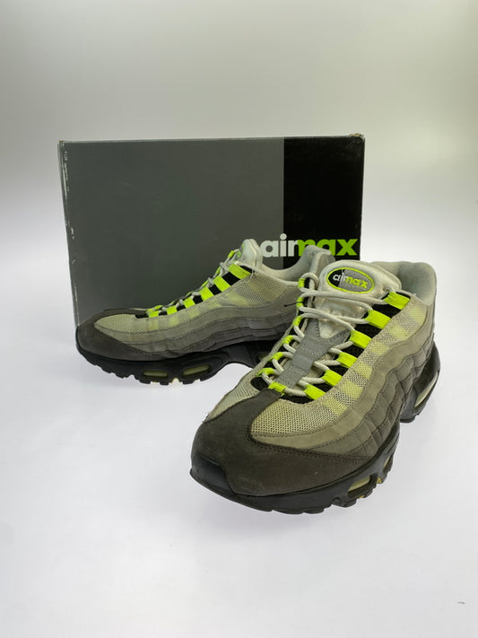 【中古品】【メンズ】 NIKE ナイキ AIR MAX 95 OG 554970-071 アマックス95 オリジナル スニーカー 靴 160-260617-yn-27-min サイズ：28.5cm US10.5 カラー：BLACK/VOLT-MEDIUM ASH-DARK PEWTER 万代Net店
