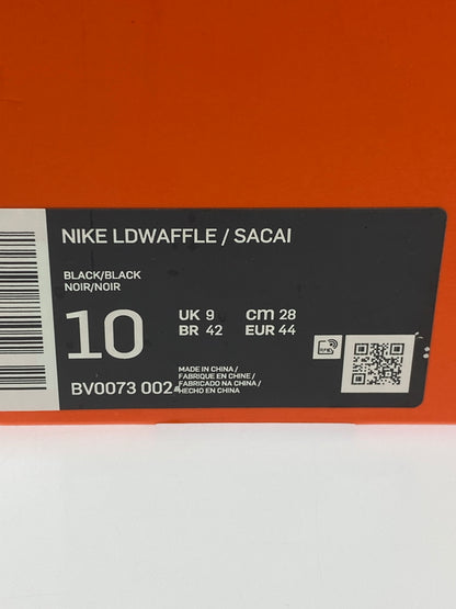 【中古品】【メンズ】 NIKE ナイキ LD WAFFLE SACAI BV0073-002 LD ワッフル サカイ スニーカー 靴 160-260617-yn-29-min サイズ：28.0cm US10 カラー：BLACK/BLACK 万代Net店