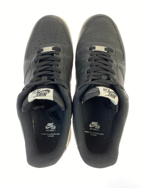 【中古品】【メンズ】 NIKE ナイキ AIR FORCE 1 SUPREME COMME DES GARCONS SHIRT AR7623-001 エアフォース 1 シュプリーム コムデギャルソンシャツ スニーカー 靴 160-260617-yn-30-min サイズ：28.5cm US10.5 カラー：BLACK/WHITE 万代Net店