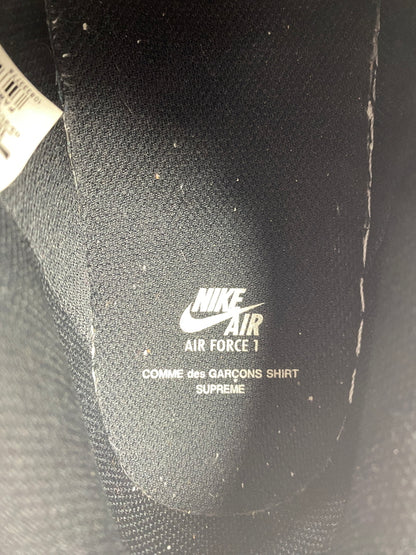 【中古品】【メンズ】 NIKE ナイキ AIR FORCE 1 SUPREME COMME DES GARCONS SHIRT AR7623-001 エアフォース 1 シュプリーム コムデギャルソンシャツ スニーカー 靴 160-260617-yn-30-min サイズ：28.5cm US10.5 カラー：BLACK/WHITE 万代Net店