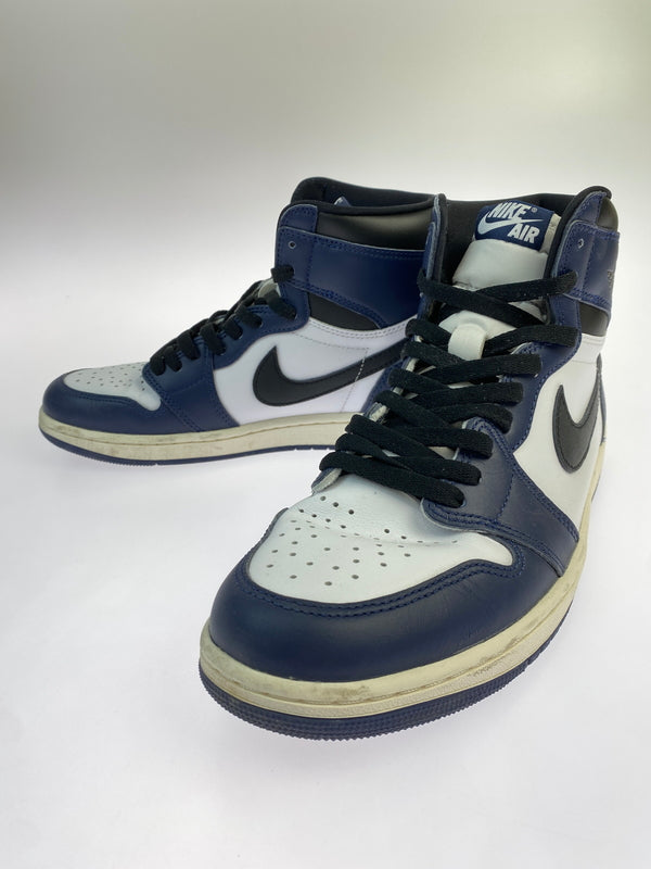 【中古品】【メンズ】 NIKE ナイキ AIR JORDAN 1 RETRO HIGH OG DZ5485-401 エア ジョーダン 1 レトロ ハイ オリジナル スニーカー 靴 160-260617-yn-33-min サイズ：28.0cm US10 カラー：MIDNIGHT NAVY/BLACK-WHITE-SAIL 万代Net店