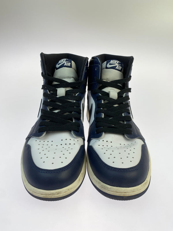 【中古品】【メンズ】 NIKE ナイキ AIR JORDAN 1 RETRO HIGH OG DZ5485-401 エア ジョーダン 1 レトロ ハイ オリジナル スニーカー 靴 160-260617-yn-33-min サイズ：28.0cm US10 カラー：MIDNIGHT NAVY/BLACK-WHITE-SAIL 万代Net店