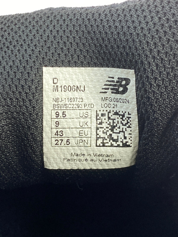 【中古品】【メンズ】 NEW BALANCE ニューバランス 1906U M1906NJ BLACK 靴 シューズ スニーカー SNEAKER 162-260618-KS-04-min サイズ：27.5cm US9.5 カラー：ブラック 万代Net店