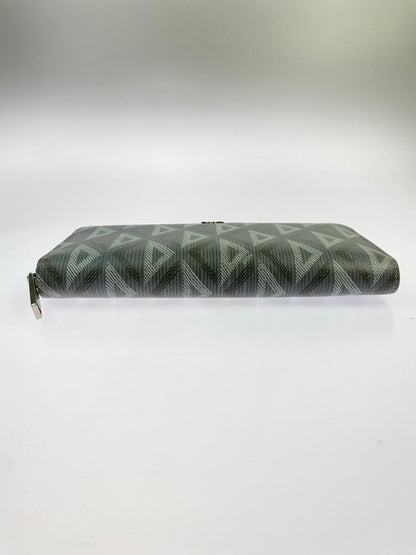 【中古品】【メンズ】 CHRISTIAN DIOR クリスチャン ディオール CD DIAMOND LONG ZIP WALLET ダイヤモンド ロングジップウォレット 財布 長財布 181-260624-hu-12-min カラー：グレー 万代Net店