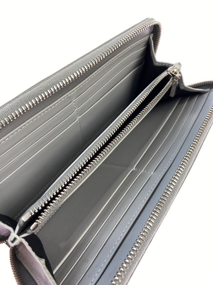 【中古品】【メンズ】 CHRISTIAN DIOR クリスチャン ディオール CD DIAMOND LONG ZIP WALLET ダイヤモンド ロングジップウォレット 財布 長財布 181-260624-hu-12-min カラー：グレー 万代Net店