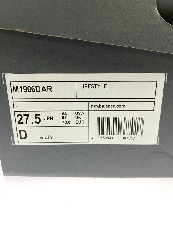 【現状渡し品】【メンズ】 NEW BALANCE ニューバランス × ATMOS DEEP SEA SNEAKERS M1906DAR アトモス スニーカー 靴 162-260617-yn-37-min サイズ：27.5cm カラー：ブラック/ネイビー 万代Net店