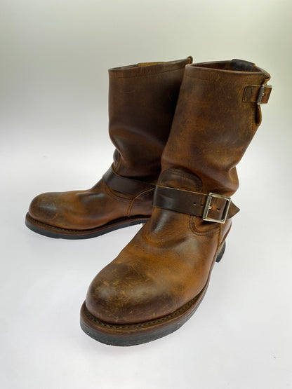 【中古品】【メンズ】 RED WING レッドウィング D2972 ENGINEER BOOTS エンジニア ブーツ 靴 164-260618-jt-14-min サイズ：US 8 1/2 カラー：ブラウン 万代Net店