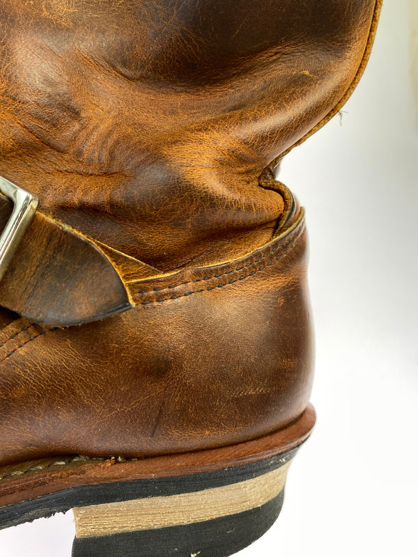 【中古品】【メンズ】 RED WING レッドウィング D2972 ENGINEER BOOTS エンジニア ブーツ 靴 164-260618-jt-14-min サイズ：US 8 1/2 カラー：ブラウン 万代Net店