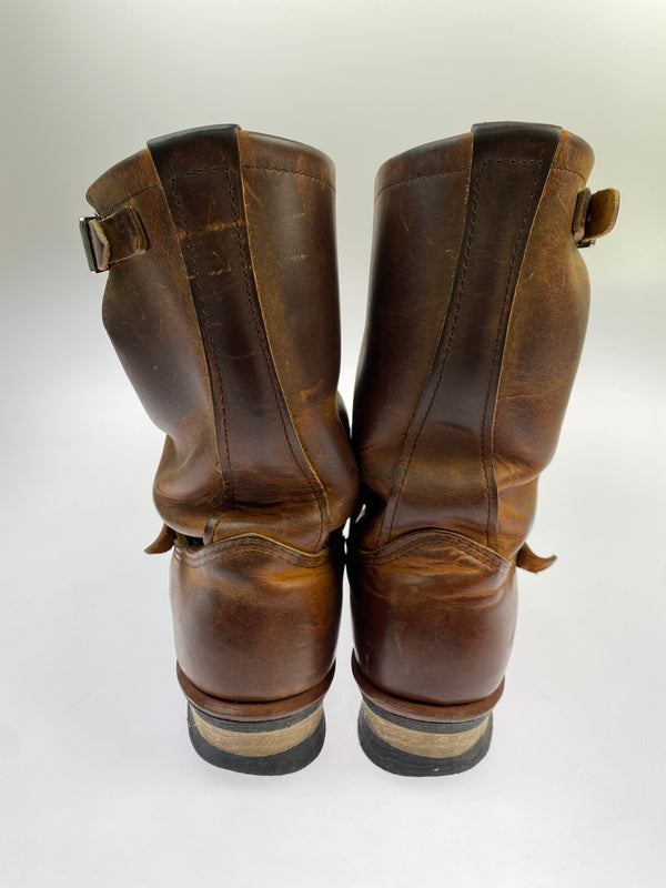 【中古品】【メンズ】 RED WING レッドウィング D2972 ENGINEER BOOTS エンジニア ブーツ 靴 164-260618-jt-14-min サイズ：US 8 1/2 カラー：ブラウン 万代Net店