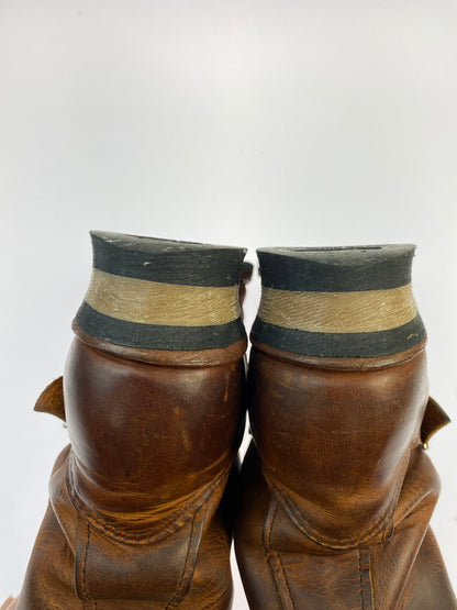 【中古品】【メンズ】 RED WING レッドウィング D2972 ENGINEER BOOTS エンジニア ブーツ 靴 164-260618-jt-14-min サイズ：US 8 1/2 カラー：ブラウン 万代Net店