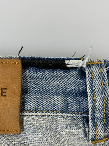 【中古品】【メンズ】 MASON PRINCE メイソンプリンス WIDE DENIM PANT ワイドデニムパンツ ジーンズ 152-260615-kt-05-min サイズ：W32 カラー：ブルー系 万代Net店