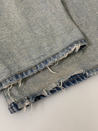 【中古品】【メンズ】 MASON PRINCE メイソンプリンス WIDE DENIM PANT ワイドデニムパンツ ジーンズ 152-260615-kt-05-min サイズ：W32 カラー：ブルー系 万代Net店