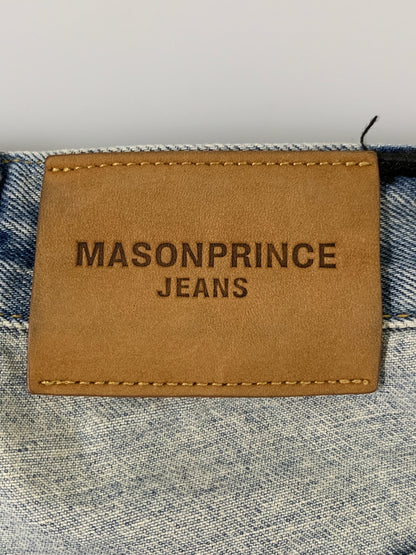 【中古品】【メンズ】 MASON PRINCE メイソンプリンス WIDE DENIM PANT ワイドデニムパンツ ジーンズ 152-260615-kt-05-min サイズ：W32 カラー：ブルー系 万代Net店