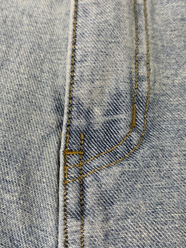 【中古品】【メンズ】 MASON PRINCE メイソンプリンス WIDE DENIM PANT ワイドデニムパンツ ジーンズ 152-260615-kt-05-min サイズ：W32 カラー：ブルー系 万代Net店