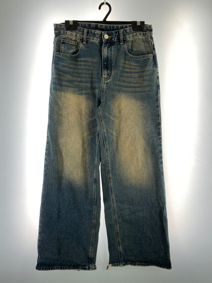 【現状渡し品】【メンズ】 BJHG ビージャストハグ WIDE BAGGY DENIM PANT デニムパンツ ボトムス 153-260718-AS-69-min サイズ：L カラー：インディゴ 万代Net店