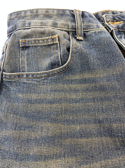 【現状渡し品】【メンズ】 BJHG ビージャストハグ WIDE BAGGY DENIM PANT デニムパンツ ボトムス 153-260718-AS-69-min サイズ：L カラー：インディゴ 万代Net店