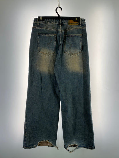 【現状渡し品】【メンズ】 BJHG ビージャストハグ WIDE BAGGY DENIM PANT デニムパンツ ボトムス 153-260718-AS-69-min サイズ：L カラー：インディゴ 万代Net店
