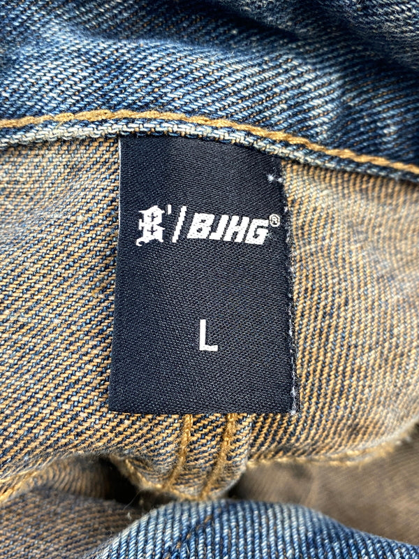 【現状渡し品】【メンズ】 BJHG ビージャストハグ WIDE BAGGY DENIM PANT デニムパンツ ボトムス 153-260718-AS-69-min サイズ：L カラー：インディゴ 万代Net店