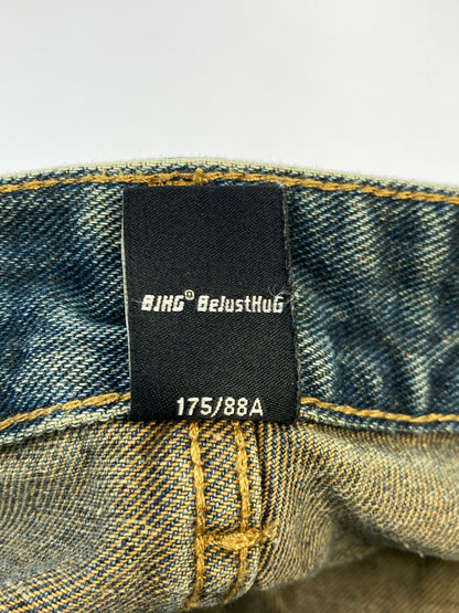 【現状渡し品】【メンズ】 BJHG ビージャストハグ WIDE BAGGY DENIM PANT デニムパンツ ボトムス 153-260718-AS-69-min サイズ：L カラー：インディゴ 万代Net店