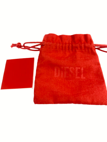 【中古品】【メンズ/レディース】 DIESEL ディーゼル D LOGO CHAIN BRACELET ディー ロゴ チェーン ブレスレット 193-260618-KS-12-min カラー：シルバー 万代Net店