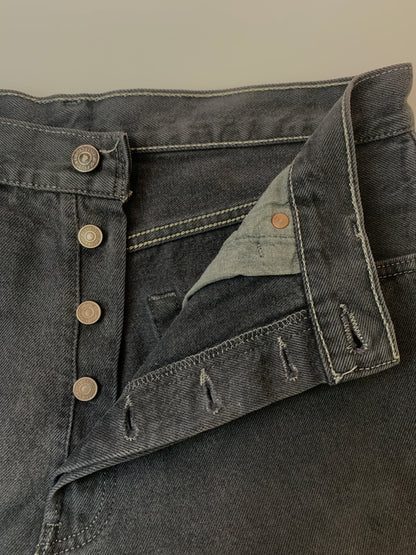【中古品】【メンズ】 LEVI'S リーバイス BLACK DENIM PANTS 501-12 0700 ブラック デニムパンツ USA製 ボトムス 157-260619-yn-24-min サイズ：W34 L32 カラー：ブラック 万代Net店
