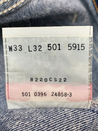 【中古品】【メンズ】 LEVI'S リーバイス 501 DENIM PANTS デニムパンツ 501刻印 96年3月製造 ボトムス 157-260619-yn-25-min サイズ：W33 L32 カラー：インディゴ 万代Net店
