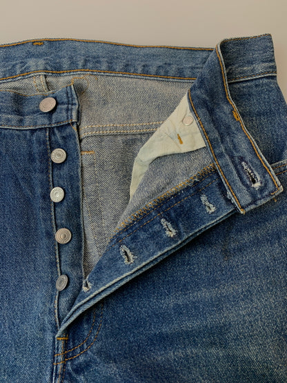 【中古品】【メンズ】 LEVI'S リーバイス 501 DENIM PANTS デニムパンツ 532刻印 米国製 ボトムス 157-260619-yn-23-min サイズ：W34 L32 カラー：インディゴ 万代Net店