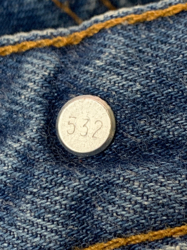 【中古品】【メンズ】 LEVI'S リーバイス 501 DENIM PANTS デニムパンツ 532刻印 米国製 ボトムス 157-260619-yn-23-min サイズ：W34 L32 カラー：インディゴ 万代Net店
