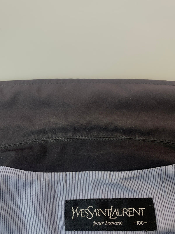 【中古品】【メンズ】 YVES SAINT LAURENT イヴ サンローラン スウィングトップ アウター 146-260619-jt-34-min サイズ：サイズ不明 下記参照 カラー：ブラック 万代Net店