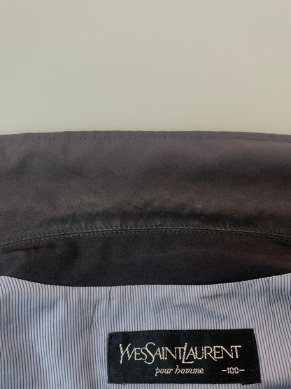 【中古品】【メンズ】 YVES SAINT LAURENT イヴ サンローラン スウィングトップ アウター 146-260619-jt-34-min サイズ：サイズ不明 下記参照 カラー：ブラック 万代Net店