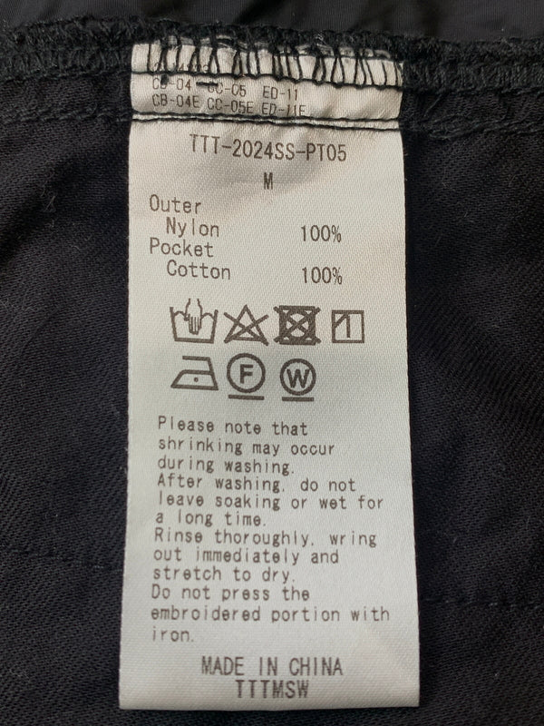 【中古品】【メンズ】 TTT MSW ティーモダンストリートウエア NEW STANDARD STRAIGHT PANTS TTT-2024SS-PT05 ニュースタンダードストレートパンツ ボトムス 153-260619-yn-22-min サイズ：M カラー：ブラック 万代Net店