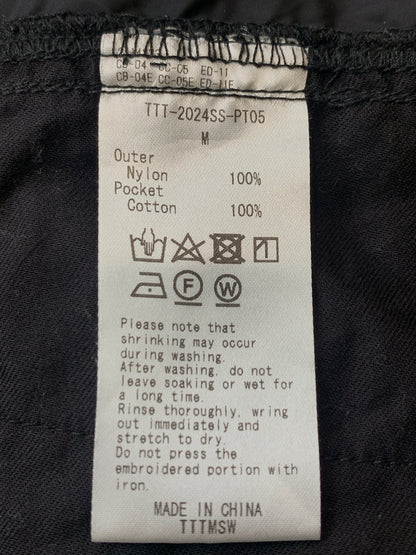 【中古品】【メンズ】 TTT MSW ティーモダンストリートウエア NEW STANDARD STRAIGHT PANTS TTT-2024SS-PT05 ニュースタンダードストレートパンツ ボトムス 153-260619-yn-22-min サイズ：M カラー：ブラック 万代Net店