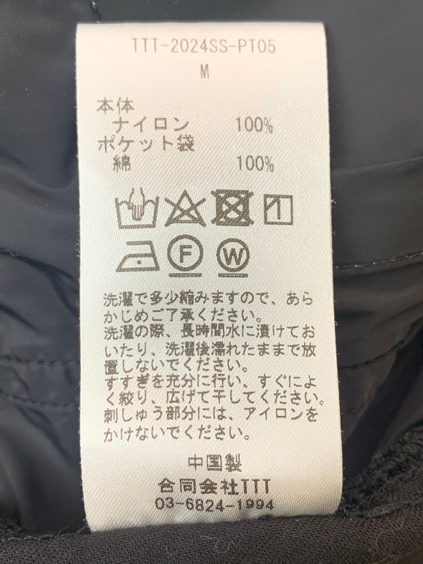 【中古品】【メンズ】 TTT MSW ティーモダンストリートウエア NEW STANDARD STRAIGHT PANTS TTT-2024SS-PT05 ニュースタンダードストレートパンツ ボトムス 153-260619-yn-22-min サイズ：M カラー：ブラック 万代Net店