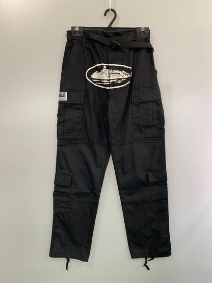 【中古品】【メンズ】 CORTEIZ コルテッツ CARGO PANTS カーゴパンツ ボトムス 153-260618-jt-25-min サイズ：S カラー：ブラック 万代Net店