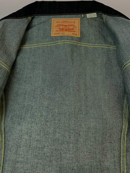 【中古美品】【メンズ】 LEVI'S VINTAGE CLOTHING リーバイスビンテージクロージング 74998-0003 557XX 1961モデル 3RD DENIM JACKET デニムジャケット アウター 145-260618-jt-20-min サイズ：42 カラー：インディゴ 万代Net店