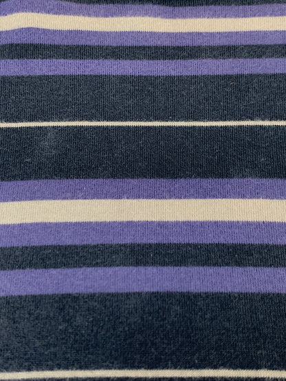 【中古品】【メンズ】 WTAPS ダブルタップス 231ATDT-CSM30 23SS COTTON TEXTILE SIGN SS BORDER TEE 23年春夏 コットン テキスタイルサイン ボーダー 半袖Tシャツ トップス 142-260618-jt-27-min サイズ：03 カラー：ブルー/パープル 万代Net店