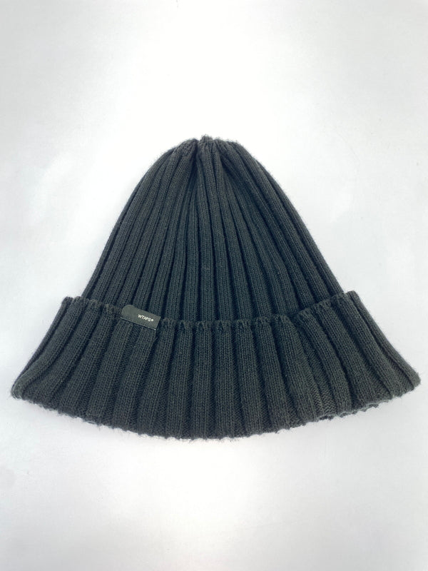【中古品】【メンズ/レディース】 WTAPS ダブルタップス 22AW BEANIE ビーニー 222MADT-HT01 帽子 ニットキャップ 185-260618-KS-15-min サイズ：00 カラー：ブラック 万代Net店