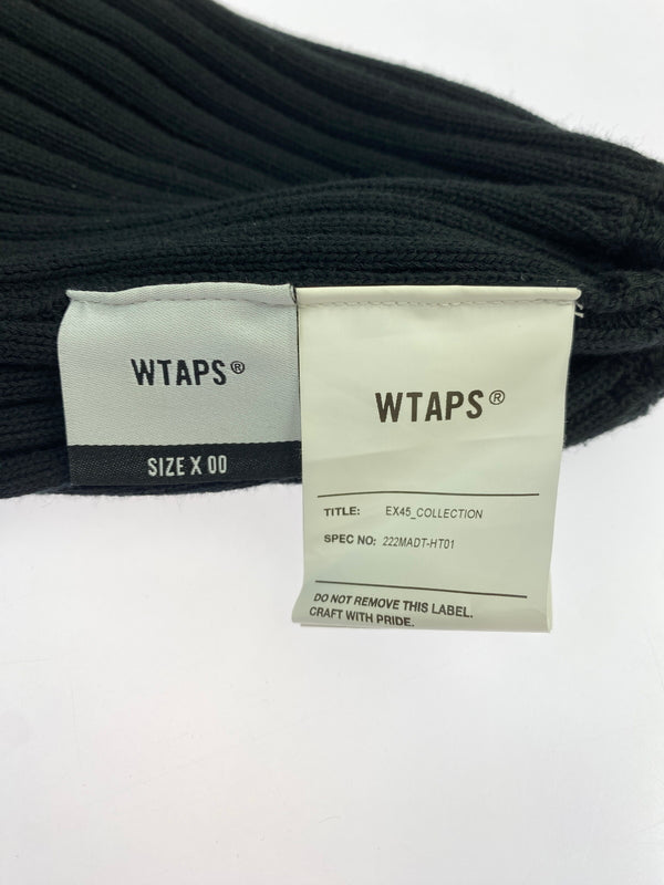 【中古品】【メンズ/レディース】 WTAPS ダブルタップス 22AW BEANIE ビーニー 222MADT-HT01 帽子 ニットキャップ 185-260618-KS-15-min サイズ：00 カラー：ブラック 万代Net店