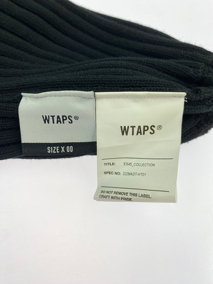 【中古品】【メンズ/レディース】 WTAPS ダブルタップス 22AW BEANIE ビーニー 222MADT-HT01 帽子 ニットキャップ 185-260618-KS-15-min サイズ：00 カラー：ブラック 万代Net店
