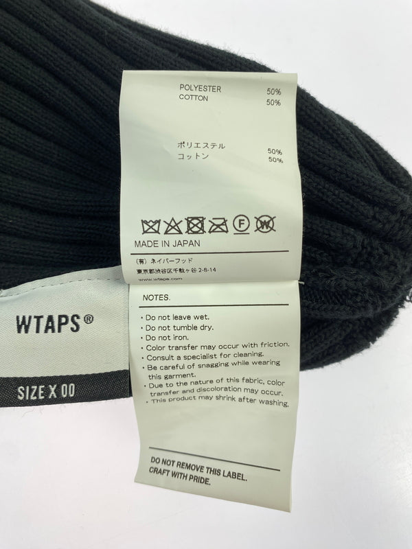 【中古品】【メンズ/レディース】 WTAPS ダブルタップス 22AW BEANIE ビーニー 222MADT-HT01 帽子 ニットキャップ 185-260618-KS-15-min サイズ：00 カラー：ブラック 万代Net店