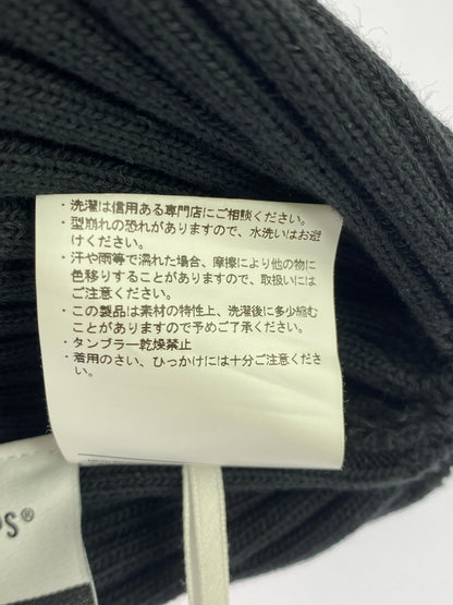 【中古品】【メンズ/レディース】 WTAPS ダブルタップス 22AW BEANIE ビーニー 222MADT-HT01 帽子 ニットキャップ 185-260618-KS-15-min サイズ：00 カラー：ブラック 万代Net店
