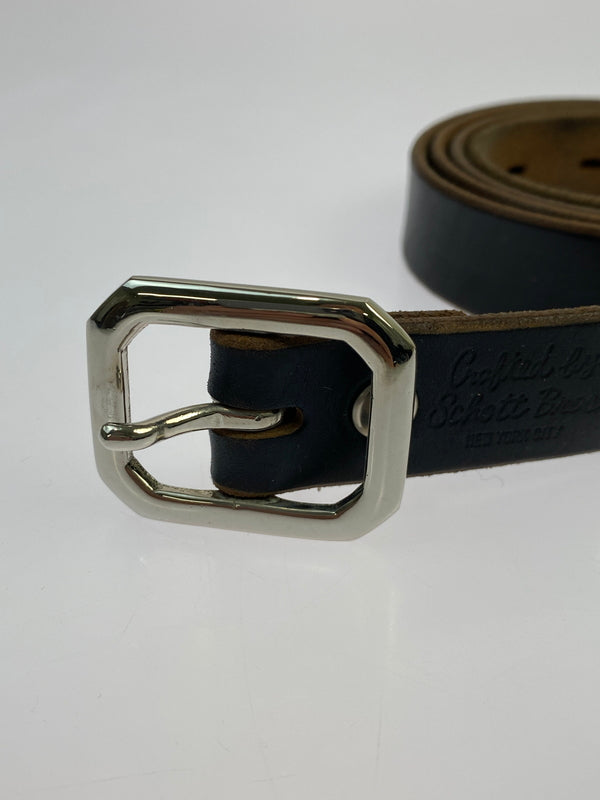 【中古品】【メンズ】 SHOTT ショット PERFECT BELT NARROW パーフェクト ベルト ナロー 205-260618-KS-14-min カラー：ブラック 万代Net店