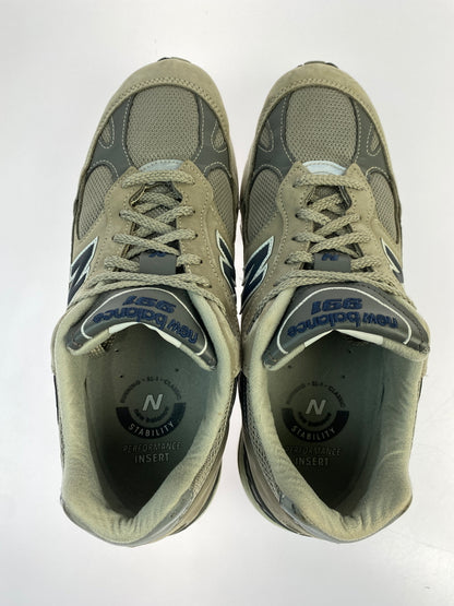 【中古品】【メンズ】 NEW BALANCE ニューバランス M991ANI 20TH ANNIVERSARY 20周年記念 ローカット スニーカー 靴 162-260618-jt-10-min サイズ：US 9 1/2 カラー：グレー 万代Net店