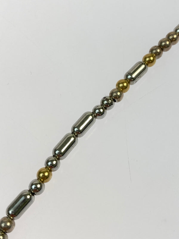 【中古品】【メンズ/レディース】 SAAD サード 925 ビーズブレスレット 191-260618-KS-08-min カラー：シルバー/ゴールド 万代Net店