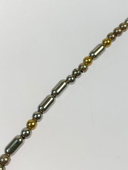 【中古品】【メンズ/レディース】 SAAD サード 925 ビーズブレスレット 191-260618-KS-08-min カラー：シルバー/ゴールド 万代Net店