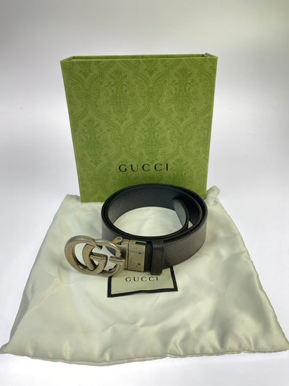 【中古品】【メンズ/レディース】 GUCCI グッチ GGマーモント リバーシブルベルト 627055・480199 183-260618-KS-07-min カラー：ブラウン/ブラック 万代Net店