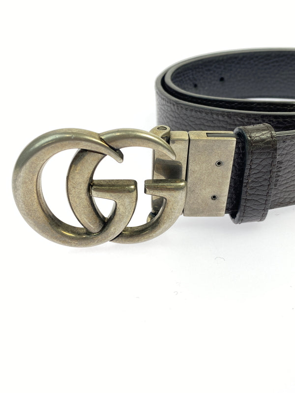 【中古品】【メンズ/レディース】 GUCCI グッチ GGマーモント リバーシブルベルト 627055・480199 183-260618-KS-07-min カラー：ブラウン/ブラック 万代Net店