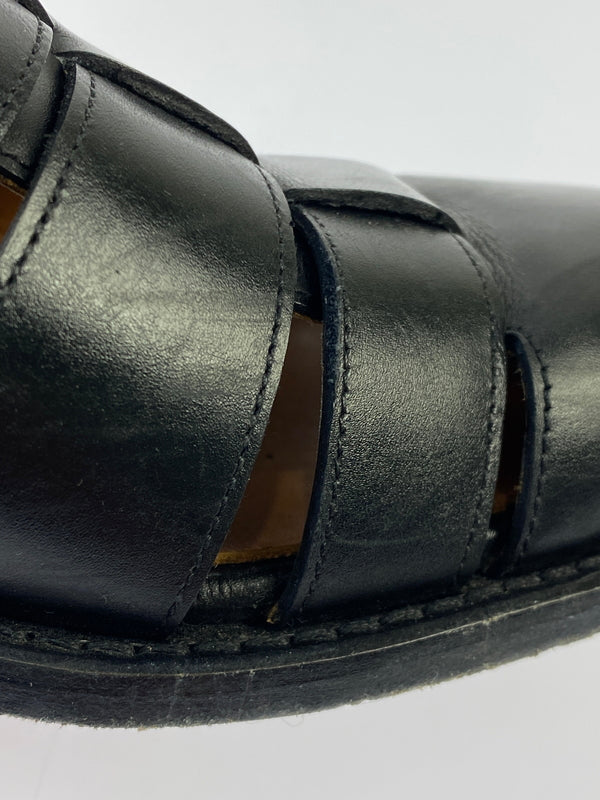 【中古品】【メンズ】 JALAN SRIWIJAYA ジャランスリウァヤ 98819 グルカサンダル サンダル 靴 164-260618-jt-12-min サイズ：8 1/2 カラー：ブラック 万代Net店